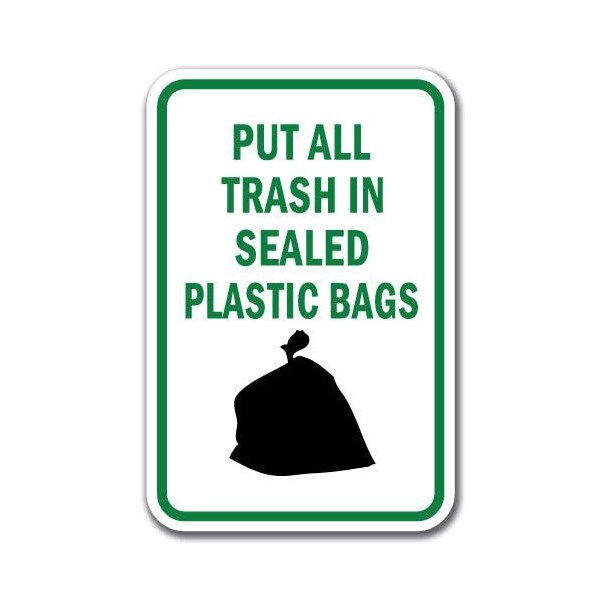 18 in Height, 0.12 in Width, Aluminum, 12" x 18", A-1218 Dumpster - TrashPlast